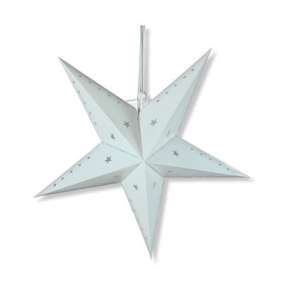 Beautiful white paper star lantern pendant for christmas decoration