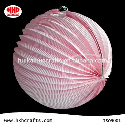 Hot Sale Light Pink  Martha Stewart Accordion Paper Lanterns for Wedding