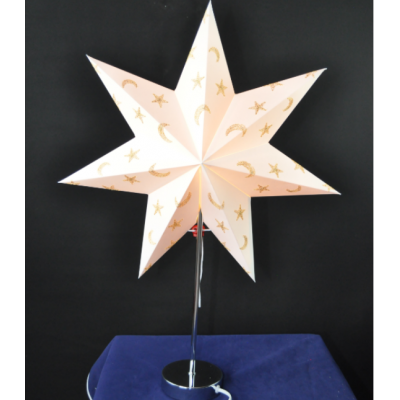 2019 New product Wholesale led paper star small table lamp for home decoration