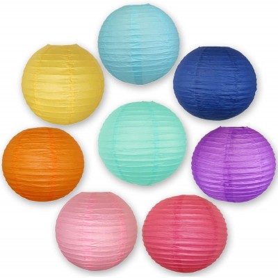 Multi Color Mixed Party Decorative Round Hanging Paper Lantern