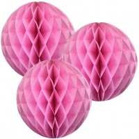 Handmade Artifacts Tissue Paper Honeycomb Ball Set