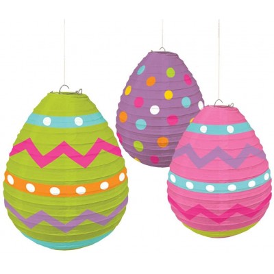 Easter Festival Decoration Egg Shaped Paper Lanterns