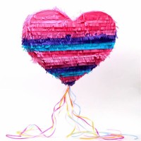 Valentine's day mini pinata for birthdays heart Party Decoration wedding Holiday with tassel